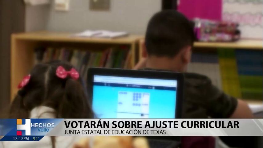 Votarán sobre ajuste curricular durante junta estatal de educación en Texas