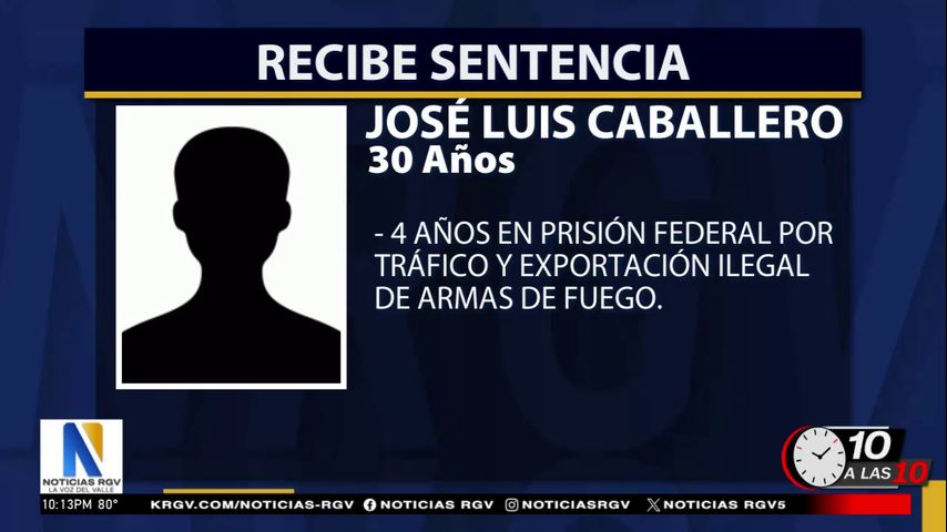 Hombre de Álamo y un ciudadano mexicano condenados en relación con tráfico de armas de fuego
