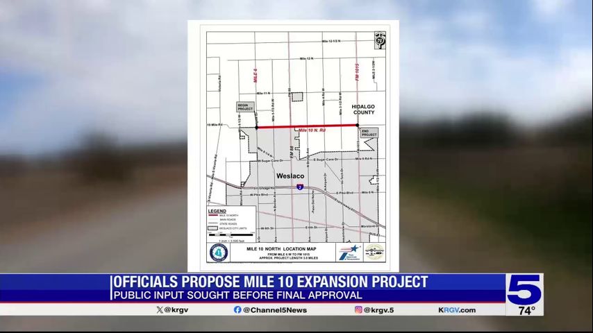 Public input sought in proposed Weslaco road expansion project