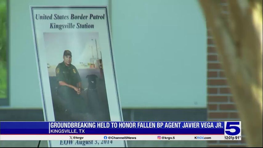 Groundbreaking held for memorial named after fallen Border Patrol agent