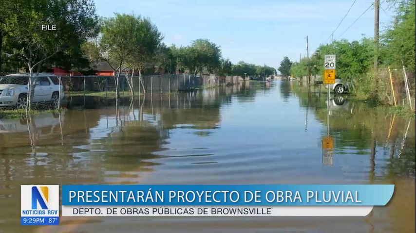 Departamento de Obras Públicas de Brownsville presenta proyecto de aguas pluviales