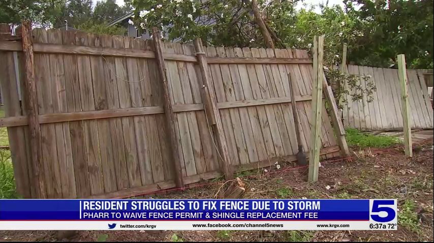 City of Pharr waives fencing permit, shingle replacement fees