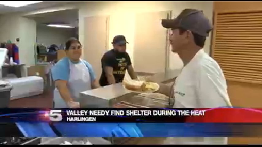 Homeless Struggle to Stay Cool in the Heat