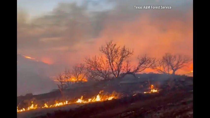 Wildfires across the Texas Panhandle force residents to evacuate, seek shelter