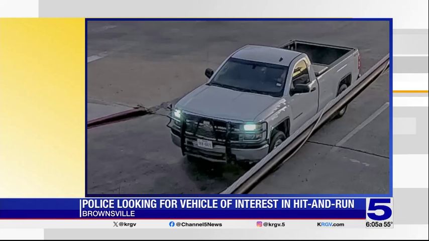 Brownsville police search for suspect vehicle in hit-and-run