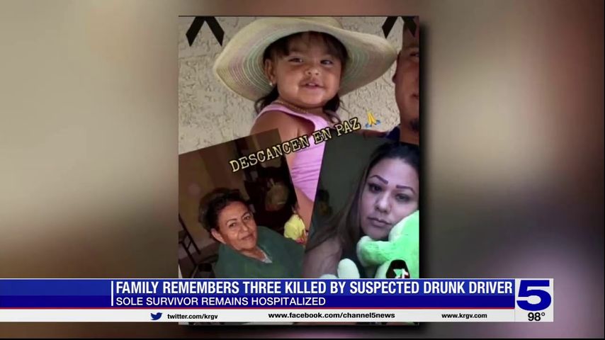 ‘We are still asking for prayers:’ Family mourning loss of three relatives killed in Edinburg crash