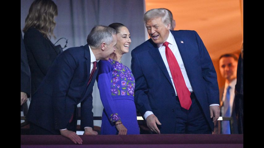 Trump meets Mexican President Sheinbaum in person for the first time at World Cup draw