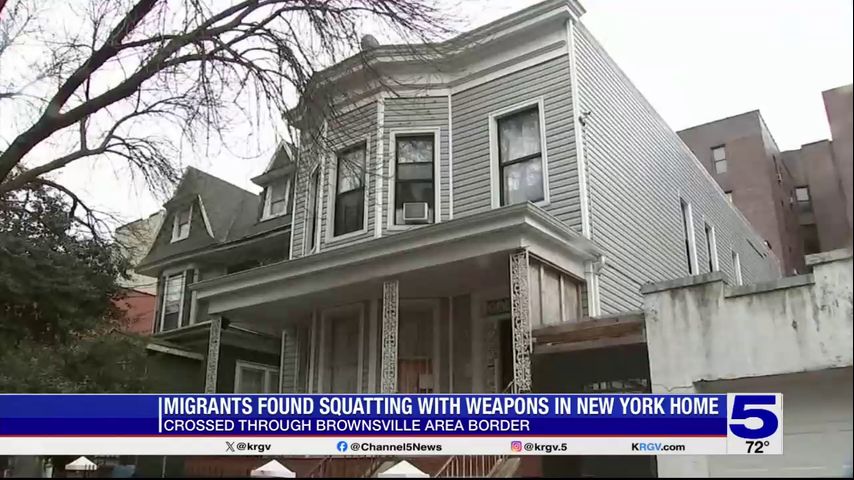 ICE: Migrants found squatting with weapons in New York home crossed ...