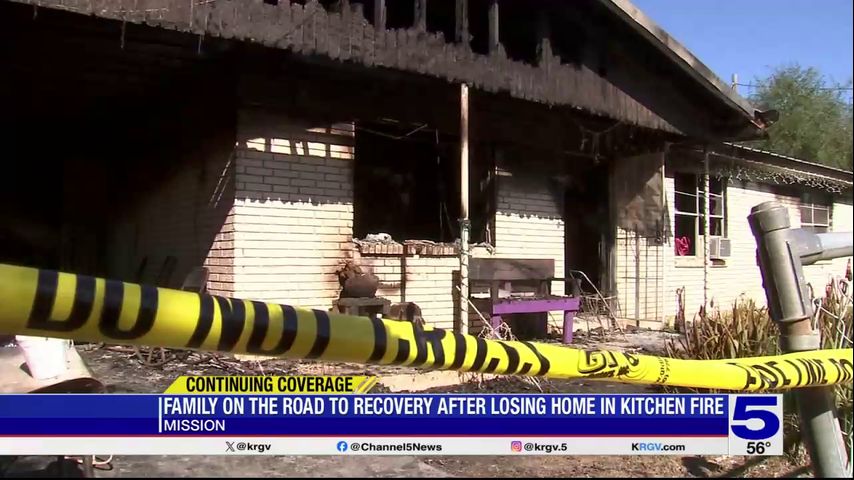 Mission family continues to recover after losing home in fire