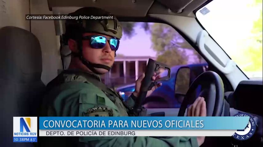 Edinburg abre convocatoria laboral para nuevos oficiales