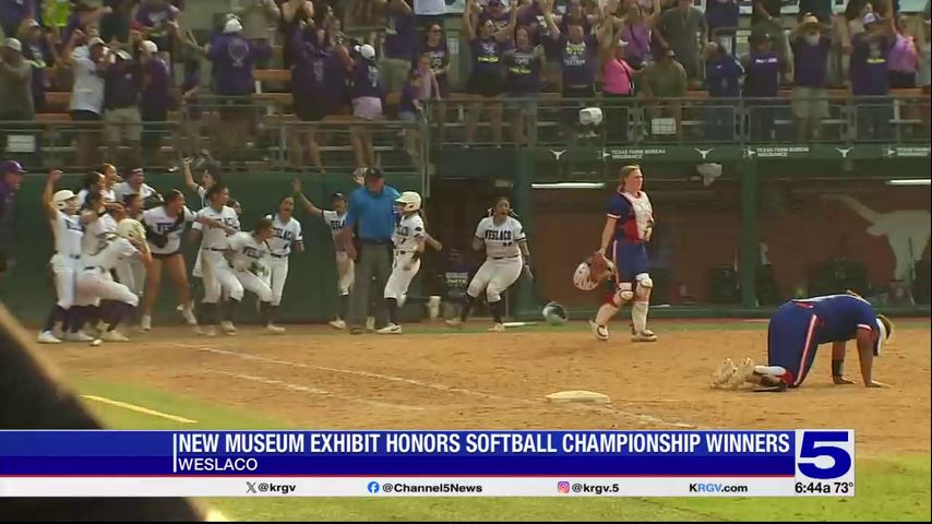 New museum exhibit to honor Weslaco Lady Panthers softball championship win