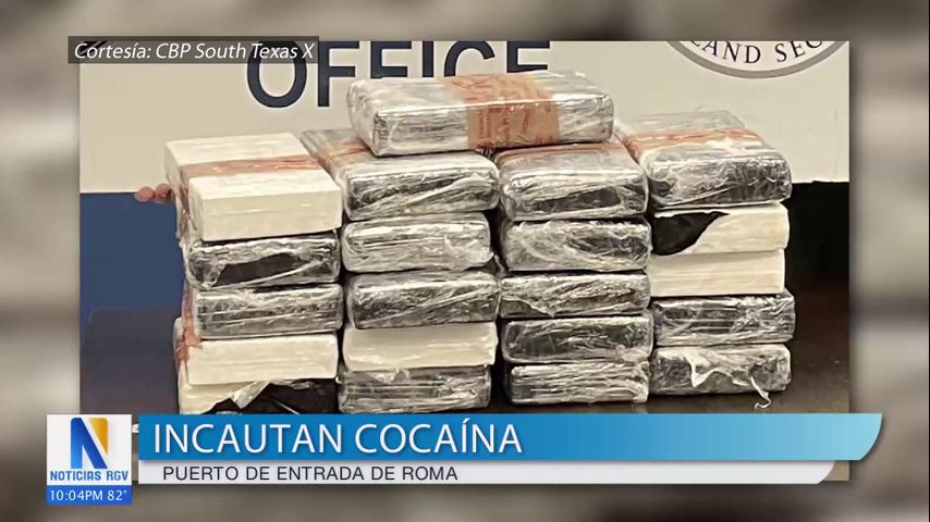 Patrulla fronteriza incauta más de 50 libras de cocaína en puerto de entrada de Roma