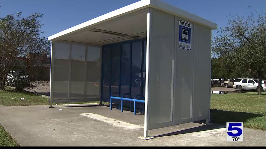 City of Brownsville installs eight new bus stop shelters