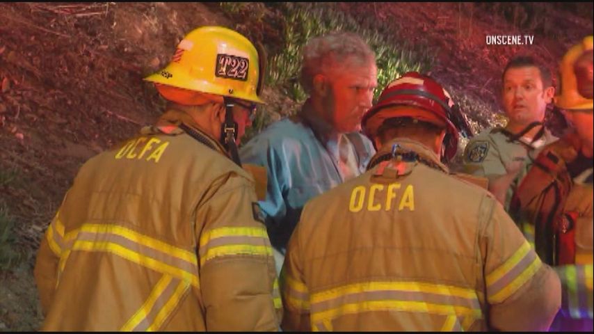 Video Will Ferrell Treated After Rollover Freeway Crash