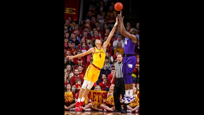 Barry Brown lifts Kansas State over No. 20 Iowa State 58-57