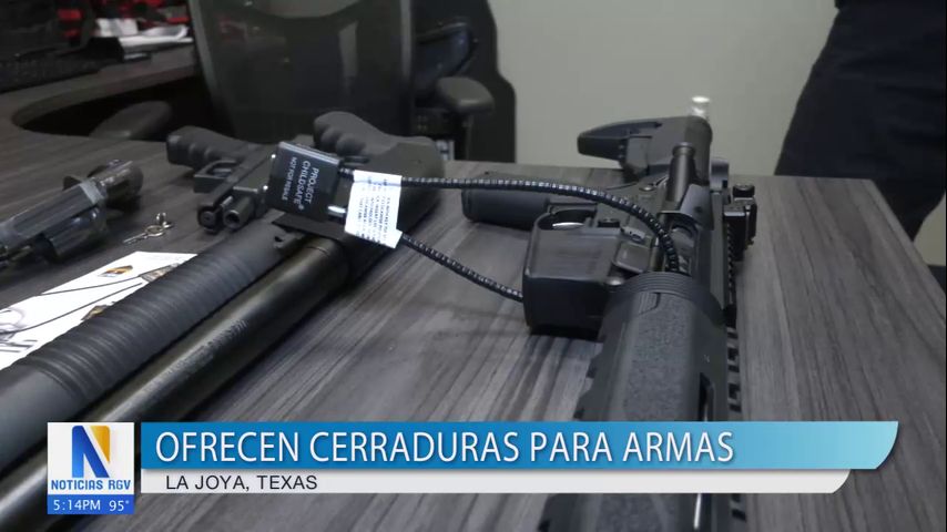La Joya ofrece candados de seguridad para armas de forma gratuita