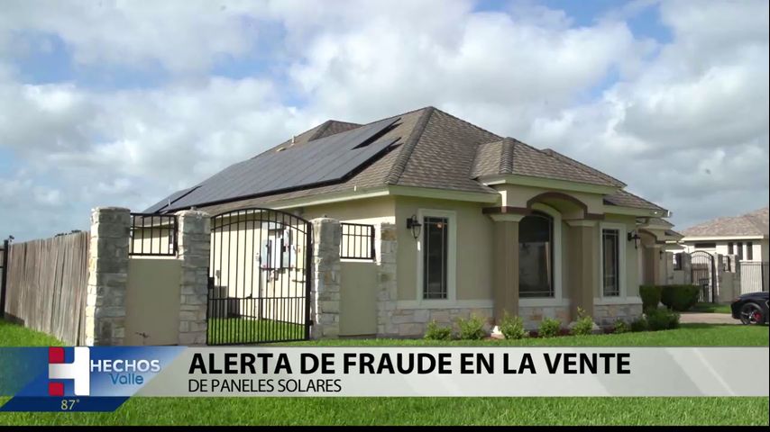 Alerta de fraude en la vente de paneles solares