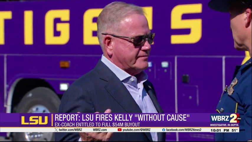 Report: Brian Kelly receives termination letter from LSU; expected to ...