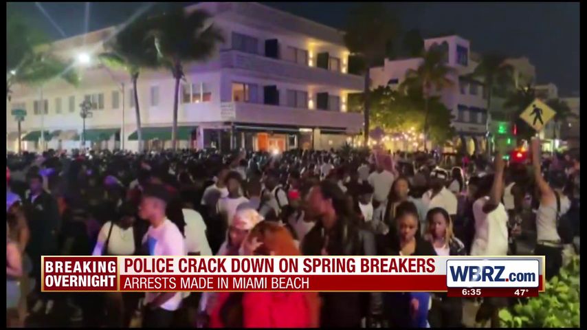 Miami Beach spring break crowds reportedly become unruly amid pandemic