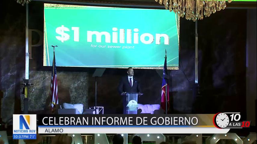 Álamo presenta informe de gobierno destacando avances en infraestructura y seguridad pública