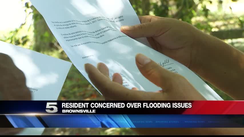 Brownsville Resident Worried About Drainage on Property