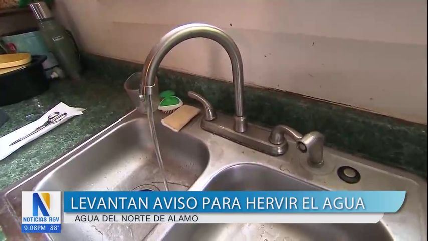 North Alamo Water Supply Corporation suspende aviso para hervir el agua