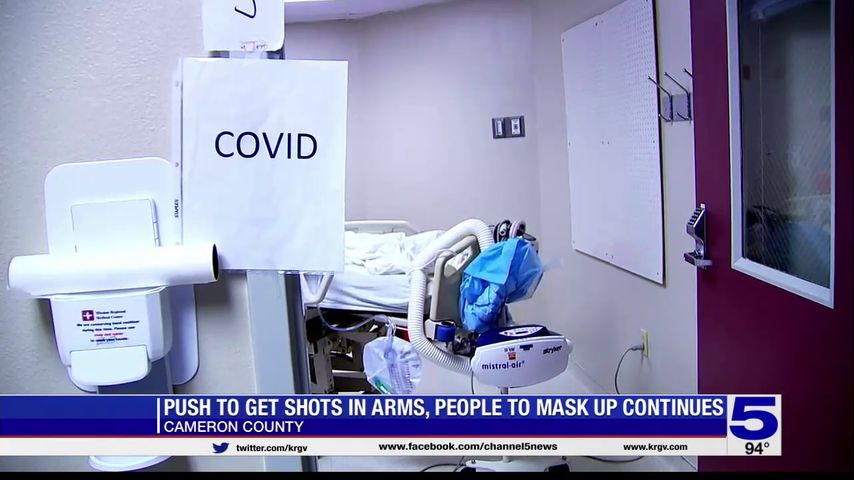 Cameron County leaders continue push for COVID-19 vaccines, ask public to mask up