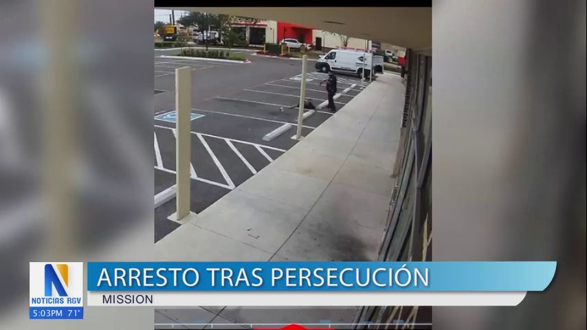 Persecución en Mission termina con la detención de un sospechoso captada en video