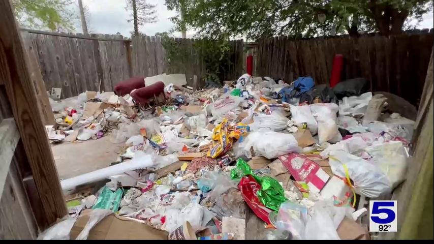 Resident frustrated by illegal dumping near Brownsville business
