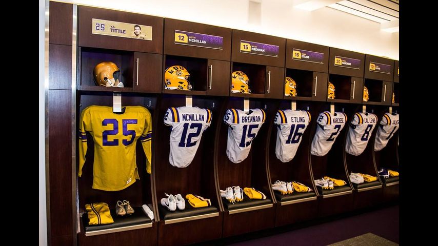 LSU pays tribute to football legend Y.A. Tittle in Tiger Stadium locker ...