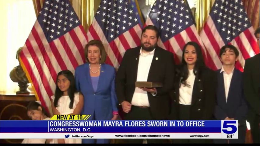 Congresswoman Mayra Flores sworn into office
