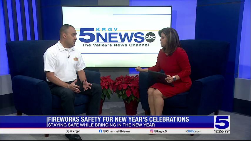 McAllen fire chief discusses fireworks safety tips ahead of NYE celebrations