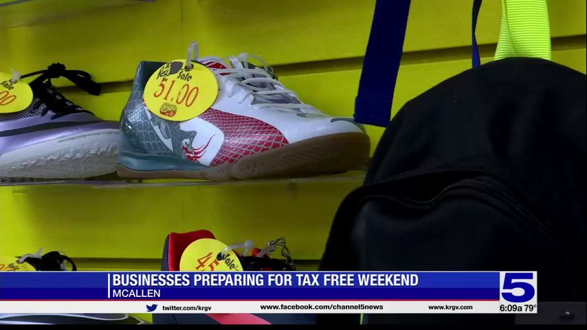 McAllen businesses preparing for tax-free weekend