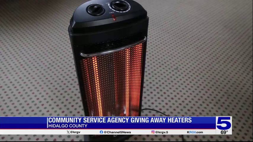 Hidalgo County Community Service Agency giving away heaters