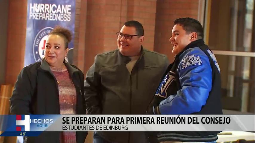 Estudiantes de Edinburg se preparan ante la primera reunión del consejo asesor de la juventud del alcalde de la ciudad