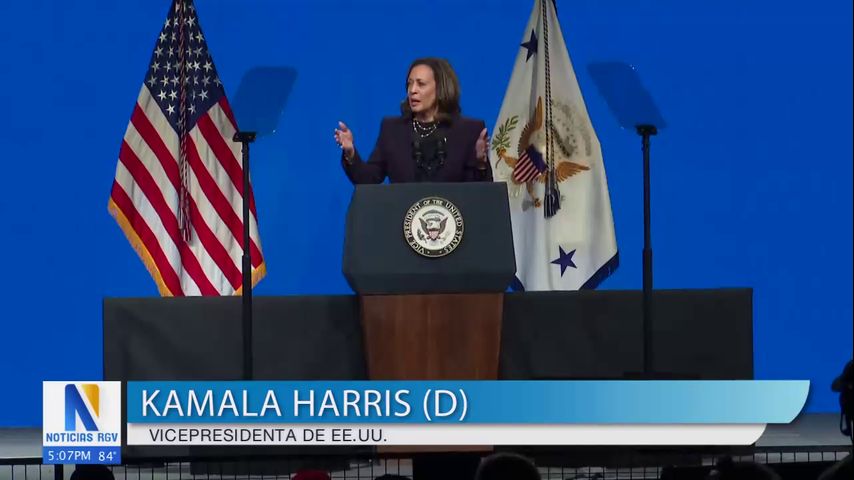 Vicepresidente Kamala Harris continua agenda de campaña electoral