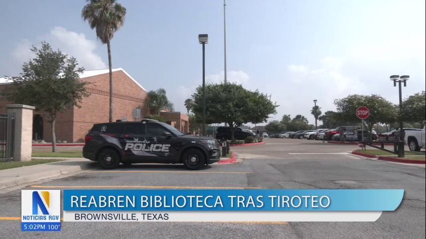 Biblioteca pública de Brownsville reabre tras tiroteo