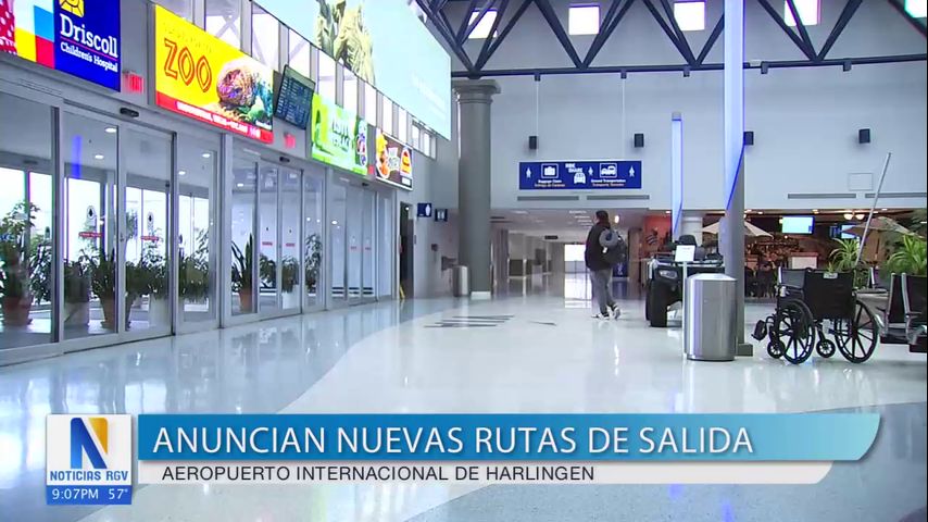 Aeropuerto Internacional de Harlingen anuncia dos nuevas rutas sin escala