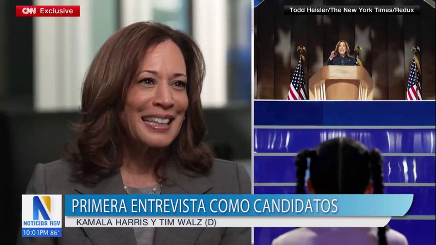 La entrevista de Harris con CNN es el último y muy esperado giro en la desenfrenada carrera presidencial