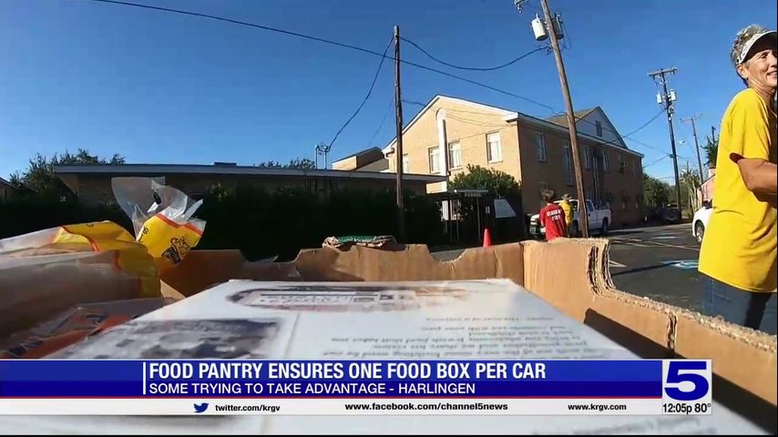 Harlingen food pantry keeping record of who receives food