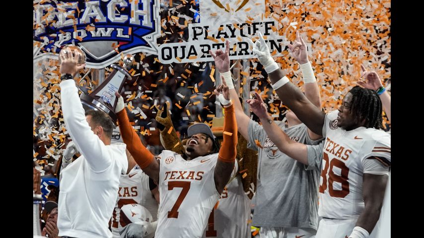 Texas avoids huge upset, beats Arizona State 39-31 in double overtime in Peach Bowl