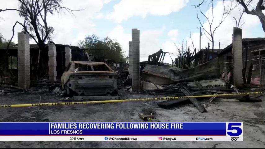 Families continue recovering following Los Fresnos house fire