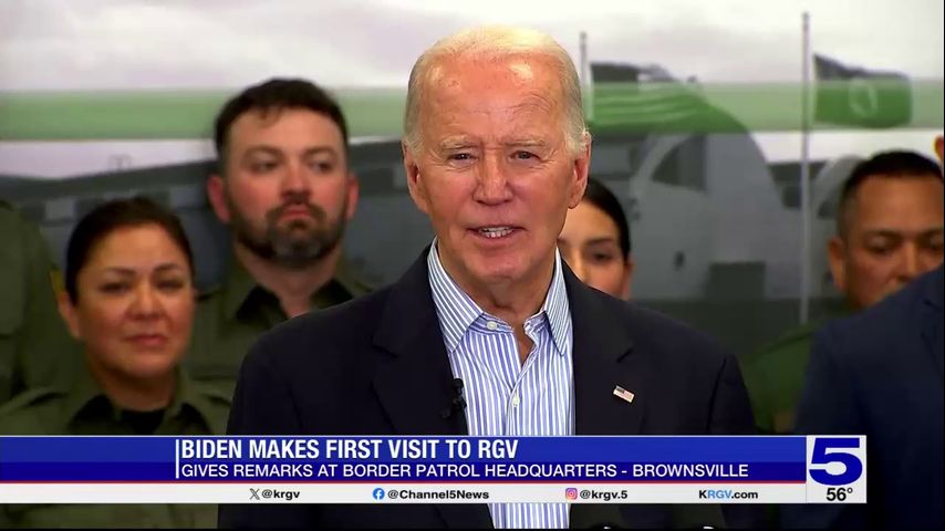 Biden touts bipartisan border security bill during Brownsville presidential visit