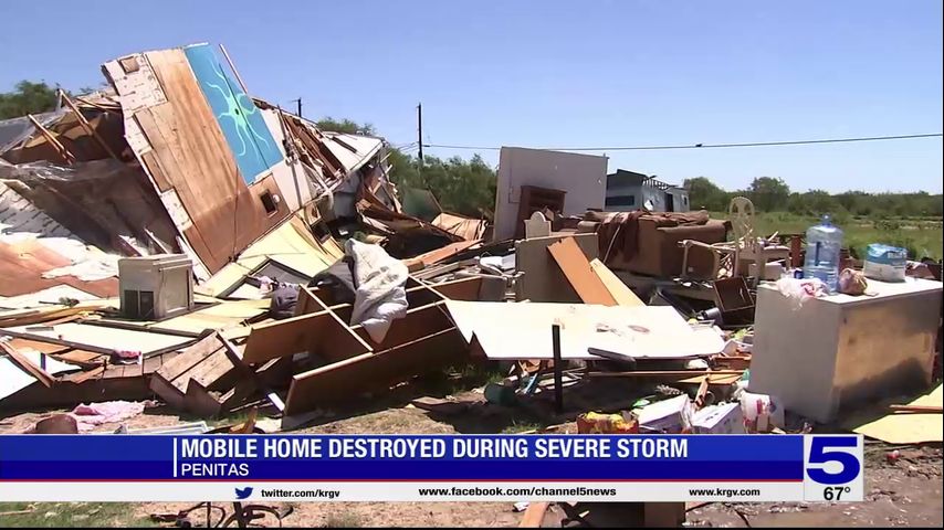 Peñitas family left without a home after severe storm