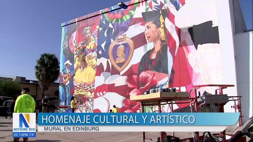 Edinburg rinde homenaje a su comunidad con un mural cultural y artístico