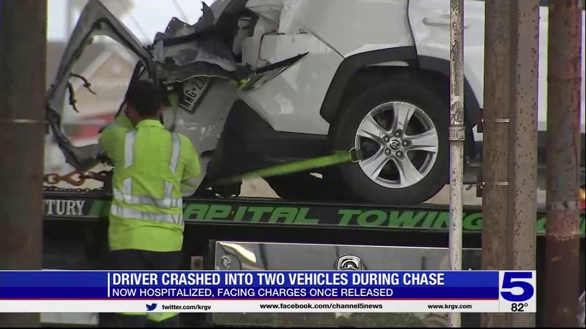 Chase starting in Kenedy County ends in Harlingen, driver facing multiple charges