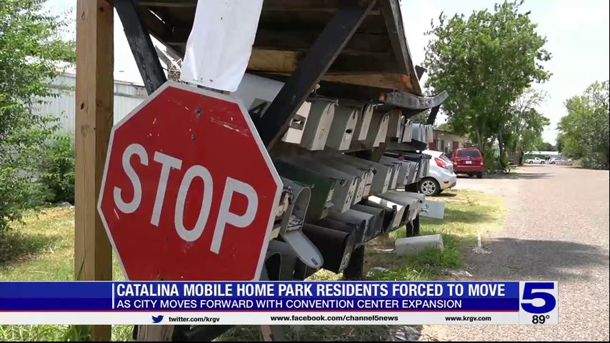 Residents of mobile home park in McAllen told to move as city moves forward with expansion of convention center