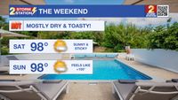 Saturday AM Forecast: get the ice and cooler ready, hot weekend ahead