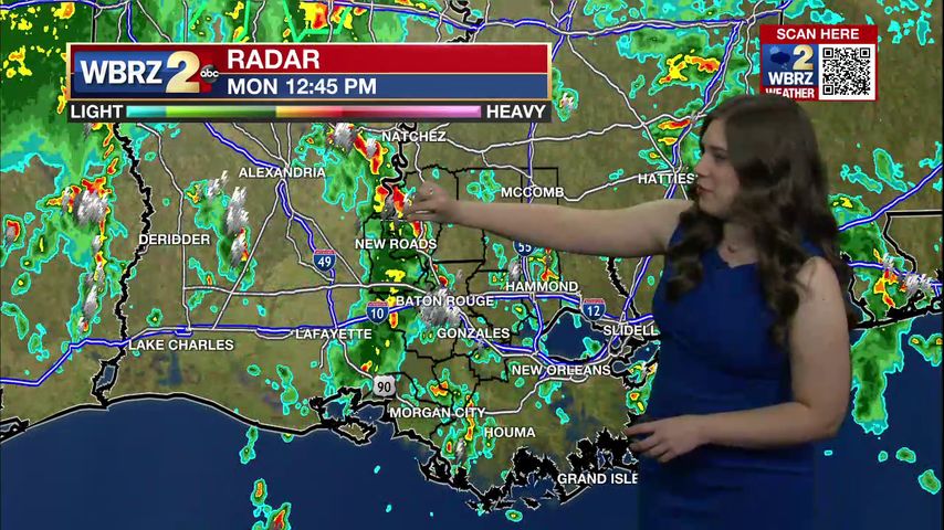 Monday 1 PM Weather Update