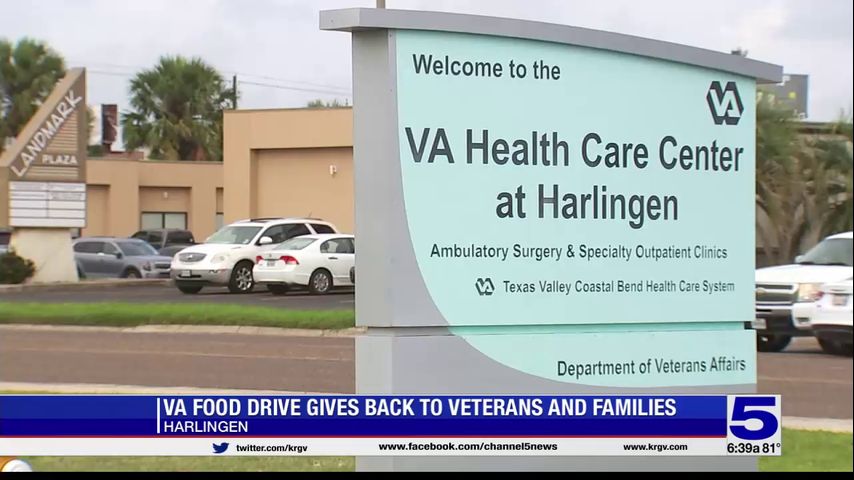 Harlingen VA food drive gives back to veterans and families
